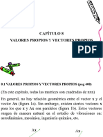 Capitulo 8 Sección 8.1 (Valores y Vectores Propios)