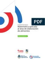 Matematica Aplicada Al Area de Elaboraci