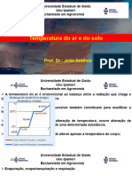 Temperatura Do Ar e Do Solo e Umidade