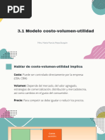 3.1 Modelo Costo-Volumen-utilidad