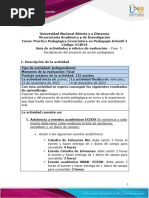 Guia de Actividades y Rúbrica de Evaluación - Fase 5 - Socialización Del Proyecto de Acción Pedagógica