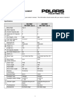 Owner'S Manual Supplement 600 RMK and 700 RMK PN 9914864: 700 RMK 700 RMK Opt A 600 RMK 600 RMK Opt A