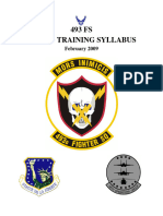 48 OG - F-15C Flying Training Syllabus