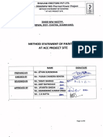 Method Statment of Painting at Acc Project