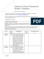 1 - Project Management Artifact - PMG 320 Mod 1 PM Worksheet - Jose Rojo Rodriguez 1