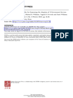 4.theories and Theoretical Models For Examining The Adoption of E-Government Service