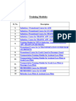 Traffic Non-Gazatted Staff Training Module - IR