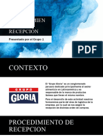 Procedimiento de Recepción Gloria