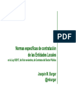 Normas Específicas de Contratación Normas Específicas de Contratación de Las Entidades Locales