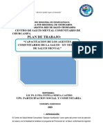 Plan de Trabajo Agentes Comunitarios de La Salud 2023