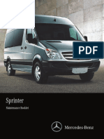 Maintenance - SPRINTER 2012