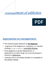 Managment of Addiction .Pharmaco