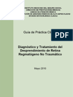 Desprendimiento Retina - Regmatogeno - No Traumatico