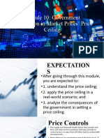 Module 10 Government Intervention in Price Control