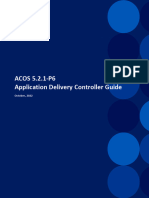 ACOS 5.2.1-P6 Application Delivery Controller Guide: October, 2022