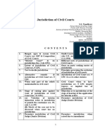 Jurisdiction of Civil Courts