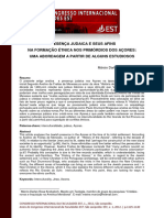 PRESENÇA JUDAICA E SEUS AFINS - Açores