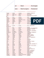 Se Ion: Base Past Past Portugue Form Tense Participle Translat