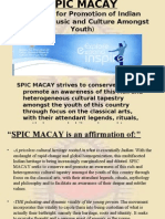 SPICMACAY Power Point Presentation