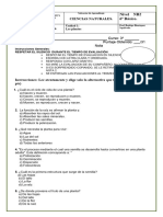 Evaluación 1 Las Plantas