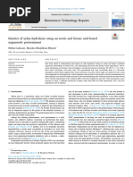 Hydrolyse Acide