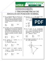 RT de Angulos en Posicion Normal Geunica Circulo