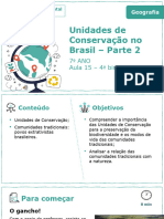 Aula 15 - Unidades de Conservação No Brasil - Parte 2