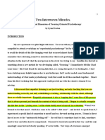 Preston, Lynn (2005) - Two Interwoven Miracles - The Relational Dimension of Focusing Oriented Psychotherapy