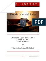 2011-2013 Florida Laws and Rules Course