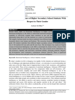 Emotional Intelligence of Higher Secondary School Students With Respect To Their Gender