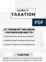 Taxation