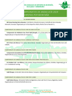 Copa Y Campeonatos de Andalucía 2024 Carreras Por Montaña