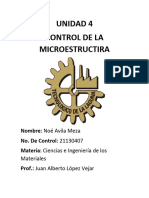 Control de La Microestructura U4