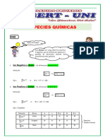 Especies Quimicas 1ro de Secundaria Cu Quimica