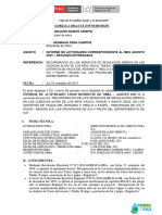 INFORME N°290 - 2023 ACTIVIDADES Agosto