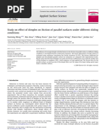 Study On Effect of Dimples On Friction of Parallel Surfaces Under Different Sliding Conditions