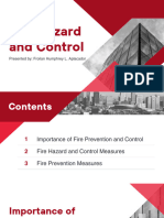 Fire Hazard and Control