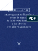 Investigaciones Filosoficas Sobre La Esencia de La Libertad Humana y Los Objetos Con Ella Relacionad