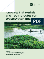 Wastewater Treatment-Advanced Materials and Technologies-Sreedevi Upadhyayula-2022