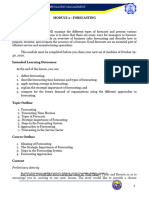 Module 2 - Forecasting