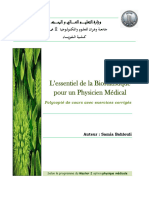 L'essentiel de La Biostatistique Pour Un Physicien Médical: Polycopié de Cours Avec Exercices Corrigés