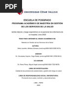 Estrés Laboral y Riesgo Ergonómico en El Personal de Enfermería de Un Hospital