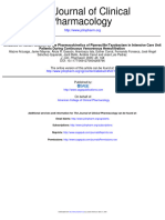 Influence of Renal Function On The Pharmacokinetics of Piperacillin Tazobactam in Intensive Care