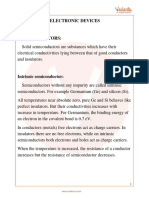 JEE Main 2023-24 Electronic Devices Revision Notes - Free PDF Download