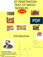 Market Penetration of Maggie Noodels