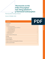 03.6 Guidance For Pharmacists On The Safe Supply of Non-Prescription Ulipristal Acetate 30mg (EllaOne) For Emergency Hormonal Contraception