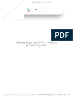 Kriging External Drift - The Most Powerful Guide