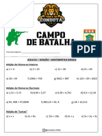 Tropa Do Conduta Militar - Matemática Básica