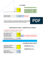 Calculos Diagrama e Poço