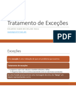 Aula 11 - Tratamento de Excees